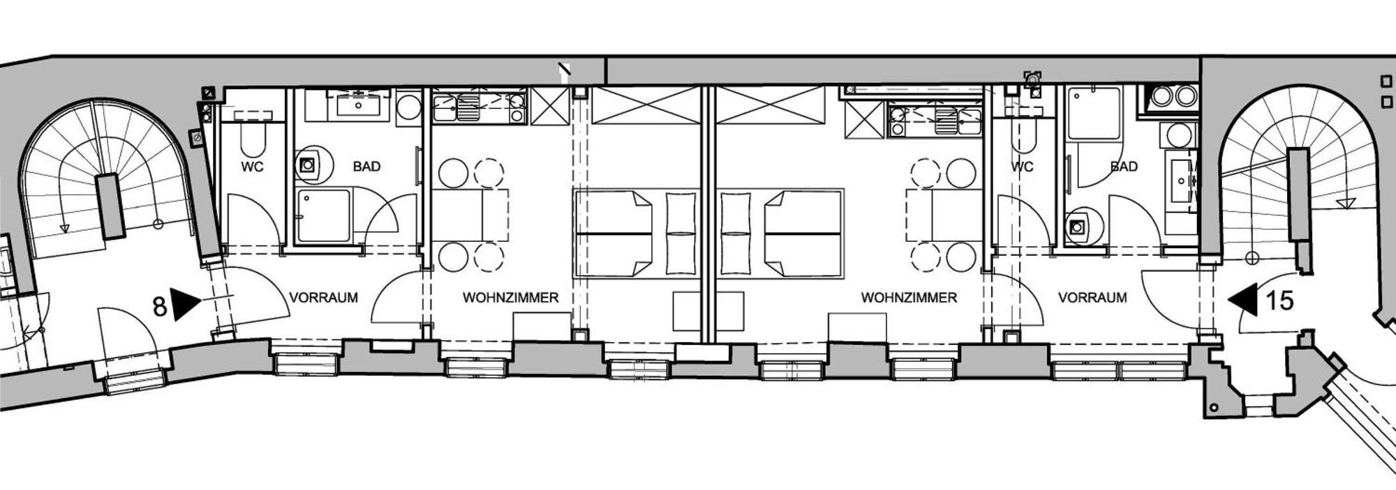 Schlossquadrat Apartment 8 Wien Eksteriør billede